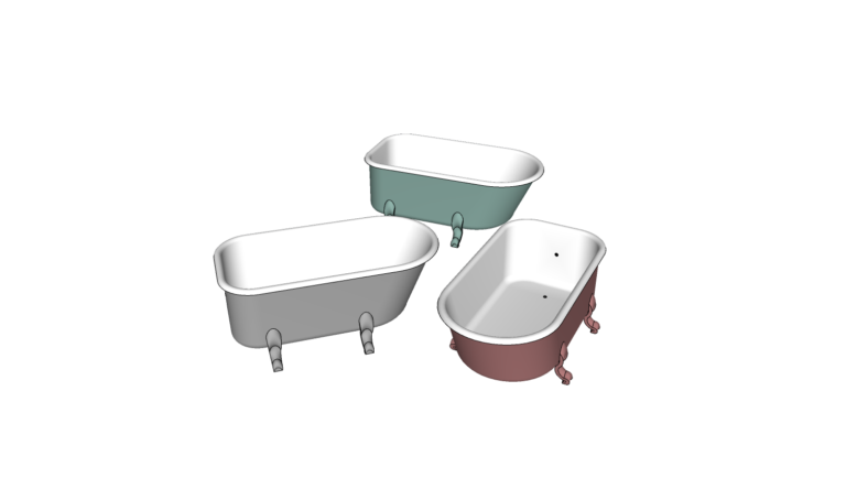 Bathtub Clawfoot 005