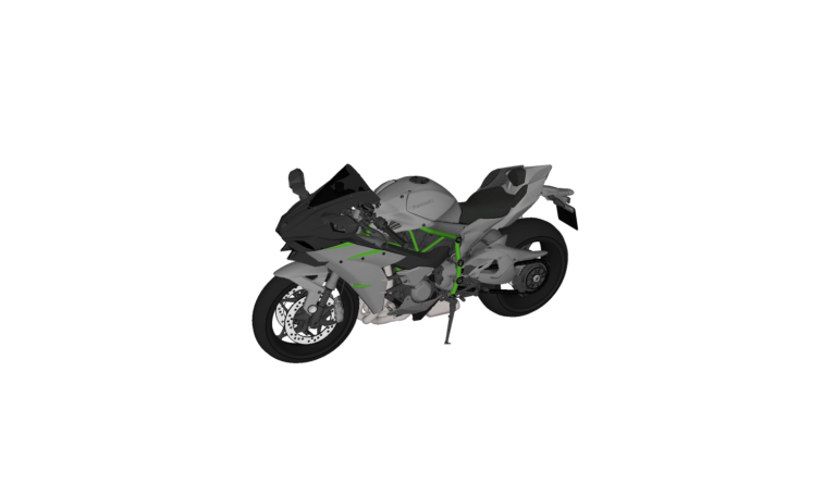 Motorcyle 001 (Ninja H2R 2020)
