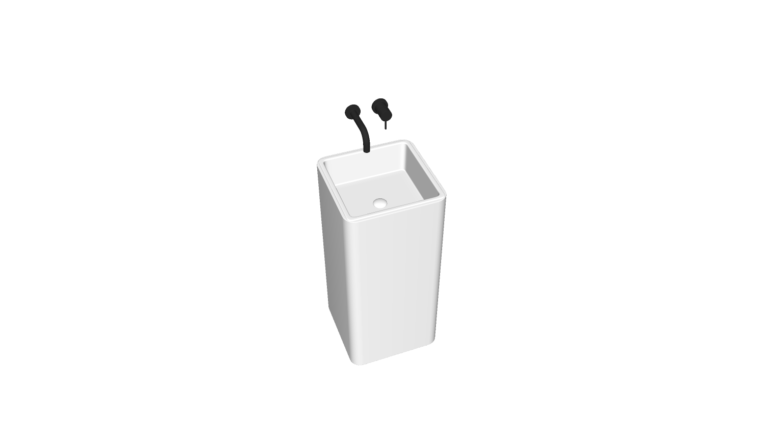 Wash basin Pedestal 002