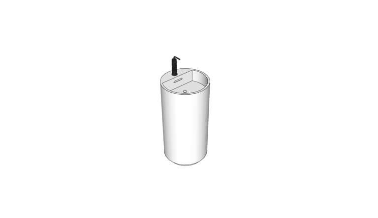 Wash basin Pedestal 005