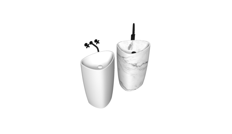 Wash basin Pedestal 006