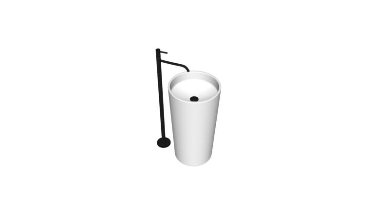 Wash basin Pedestal 007