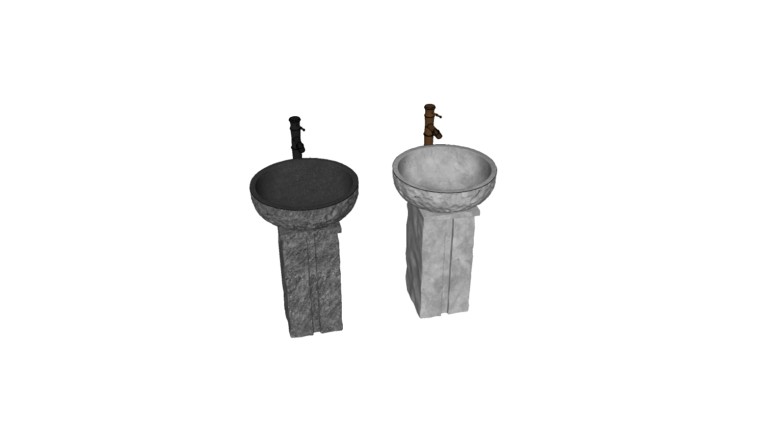 Wash basin Pedestal 011
