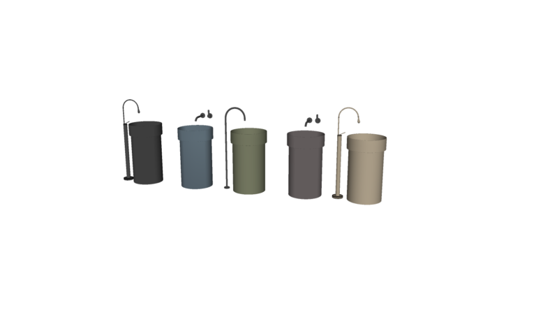 Wash basin Pedestal 012