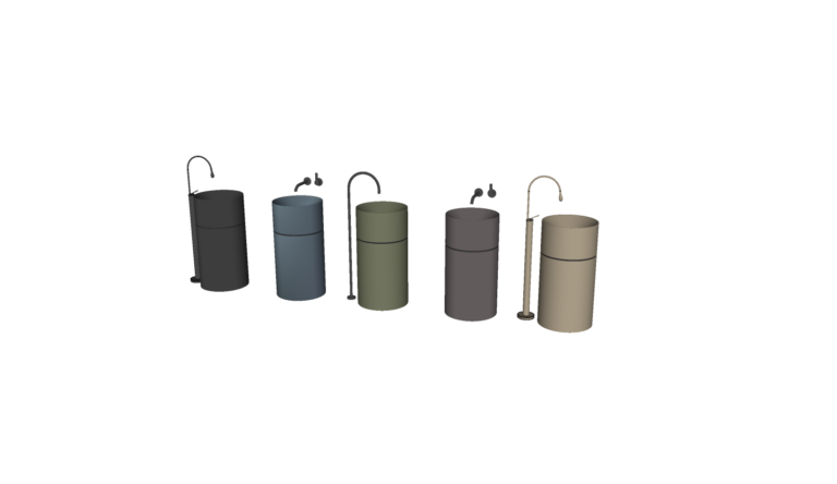 Wash basin Pedestal 013