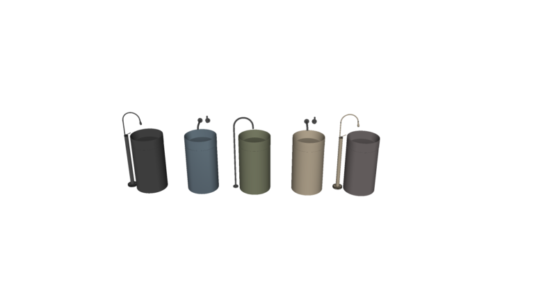 Wash basin Pedestal 014