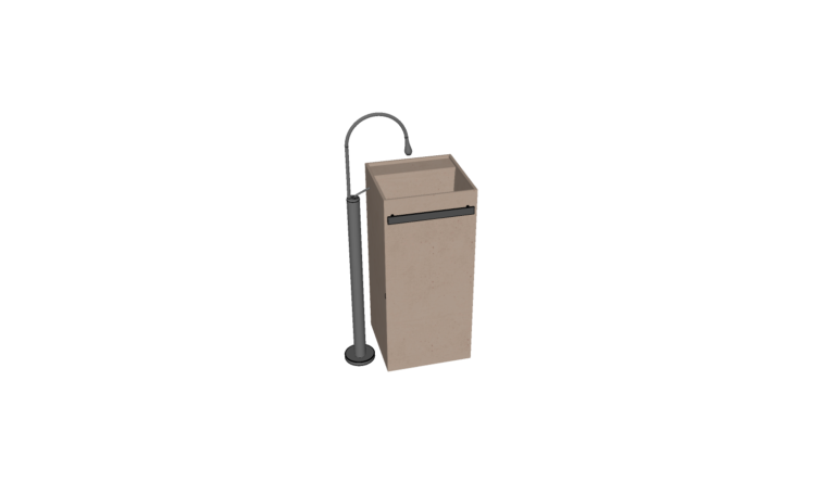 Wash basin Pedestal 016