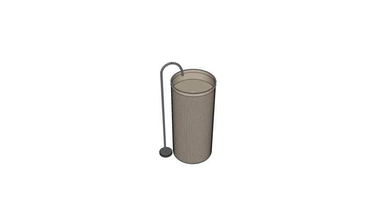Wash basin Pedestal 018