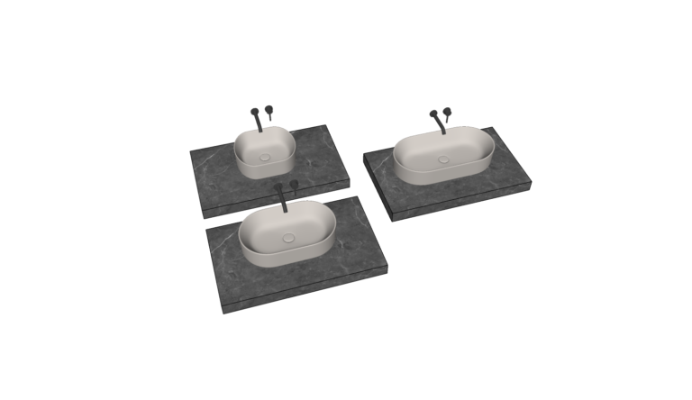 Wash basin Top mount 012