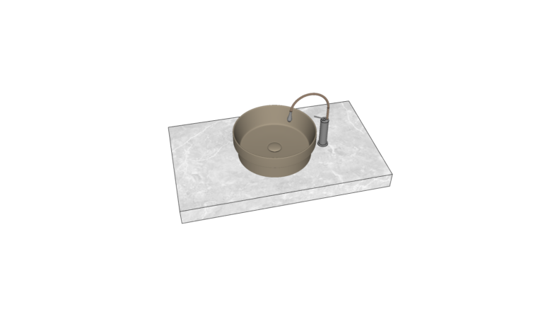 Wash basin Top mount 017